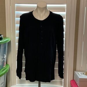 Black Rainn Women's Black Long Sleeve Blouse